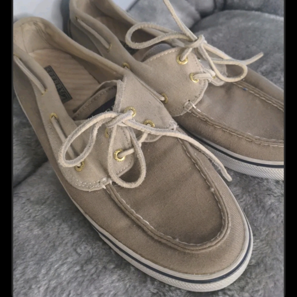 Sperry top siders size 9 shoes tan